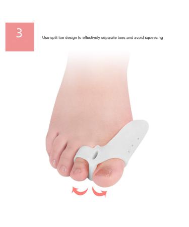 10 Pairs Hallux Valgus Toe Separators - Bunions Protector & Corrector for Pain Relief - Buy Online on GoSupps.com