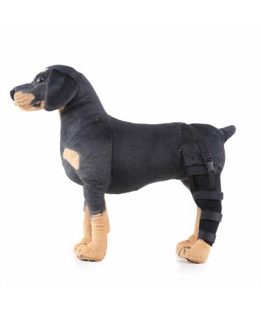 Dog Right Hind Leg Knee Brace Dog Braces for Back Legs Super Supportive for Heals Prevents Injuries Sprains Protects Wounds. A X-Small