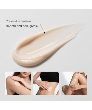 EAEVDJ Champagne Body Cream Hydrating Lift Firming Body Cream with Pink Pepperslim for Deep Hydrates Dry Skin. (Vanilla) - Buy Online on GoSupps.com