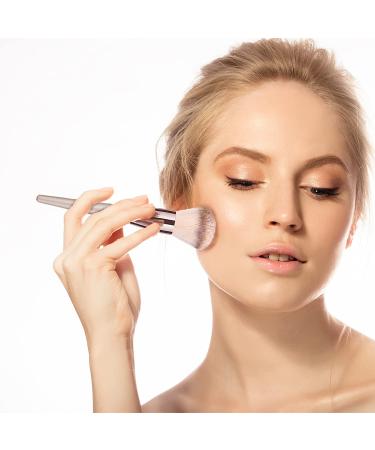 14-Piece Advanced Synthetic Makeup Brush Set with PU Bag - Professional Soft Fur Eye Shadow Foundation & Concealer Brushes in Rose Gold & Champagne Gold - SZ-01 - Buy Online on GoSupps.com