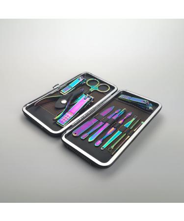 Nail Clippers Set Stainless Steel Pedicure Nail Clippers Tool Man and Woman Portable Nail Clippers 12 Piece Set for Travel - Buy Online on GoSupps.com