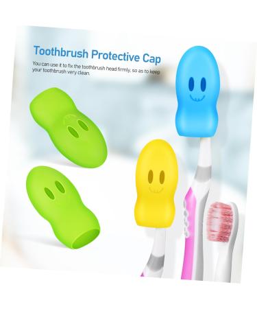 Hapinary 12-Piece Silicone Toothbrush Cover Sleeves | Toothbrush Caps & Cases | Travel-Friendly & Hygienic Toothbrush Protection - Buy Online on GoSupps.com
