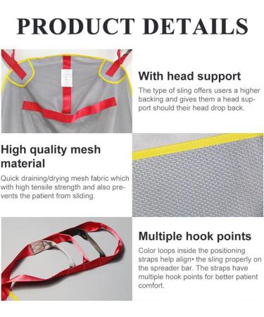 Toilet Sling Patient Lifter Lift Sling Sling Home Rehabilitation Nursing Elderly Disabled Sling Can Be from Bed to Wheelchair Recliner Shower Toilet XL - Buy Online on GoSupps.com