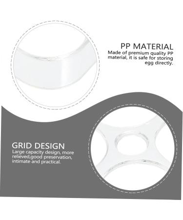 Artibetter Egg Storage Box Basket Storage Bins Egg Holder Plate Washing Fridge Trays Boxes Portable Food Pp Assorted Color 17.50X8.50X2.00CM - Buy Online on GoSupps.com