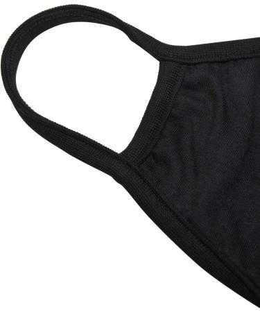 Buy Build Your Brand Unisex Cotton Face Masks 10-Pack - Black Everyday Mask | International Shipping Available - Buy Online on GoSupps.com