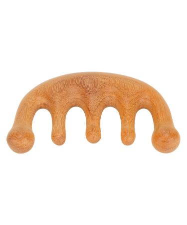 Natural Wood Wide Tooth Hair Comb | Scalp Massage & Multifunctional Portable Comb for Head Neck & Shoulders - Ship Internationally - Buy Online on GoSupps.com