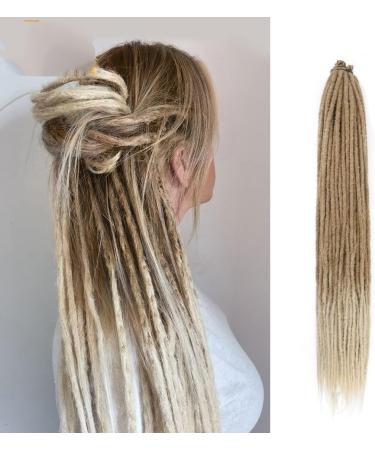 Handmade Synthetic Dreadlock Hair Extensions 24-36inch Long Crochet Braids Straight Natural Soft Dreadlocks(TT1B-27_24INCH) 10strands TT1B-27_24INCH - Buy Online on GoSupps.com