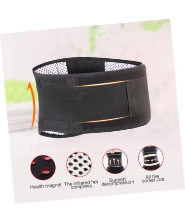 LALAFINA Adjustable Lower Back Brace | Lumbar Support for Men & Women | Waist Band for Gym | Heat Magnet Back Support | Steel Plate Design | International Shipping Available - Buy Online on GoSupps.com