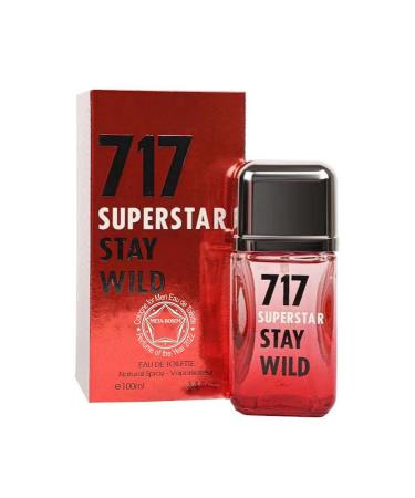 META-BOSEM 717 Super Star Stay Wild Men's Cologne Eau de Toilette Natural Spray - Masculine Scent - Fruity Woody - Great Holiday Gift - for All Day Use - a Classic Bottle 3.4 Fluid Ounce/100Ml 717 Super Star Stay Wild 3.4 Fl Oz (Pack of 1) - Buy Online on GoSupps.com