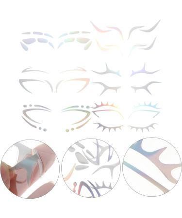 Beatifufu 6pcs Iridescent Eyeliner Eye Liner Face Decals Eye Shadow Face Eye Festival Eye Eye Decals Makeup Sticker Face Stickers - Buy Online on GoSupps.com