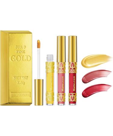 3 Pack Liquid Lipstick Lip Pigment Waterproof Moisturizing Formula - Buy Online on GoSupps.com
