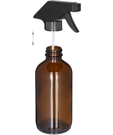 Relaxdays Brown Glass Spray Bottle - Pack of 8 | Eco-Friendly & Versatile for Home & Garden - International Shipping Available - Buy Online on GoSupps.com