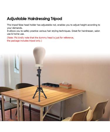 Buy Wig Stand & Cork Canvas Head - Mini Hairdressing Practice Head with 6 Fixed Needles - International Shipping - Buy Online on GoSupps.com
