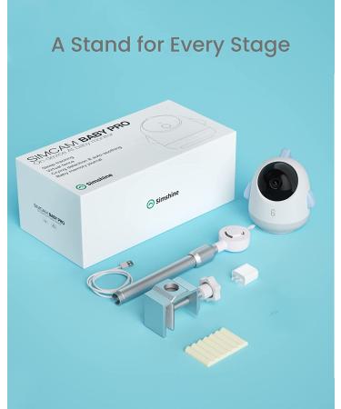 Simshine Baby Monitor - Wi-Fi HD Video Camera with Crying Detection & Sleep Analytics | Two-Way Audio | AI Snapshot & Playback | No Monthly Fee - Buy Online on GoSupps.com