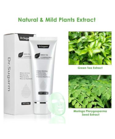 Green Tea Face Peel Mask - Blackhead Remover & Acne Deep Cleanser | Exfoliating Skin Care for All Skin Types - Buy Online on GoSupps.com