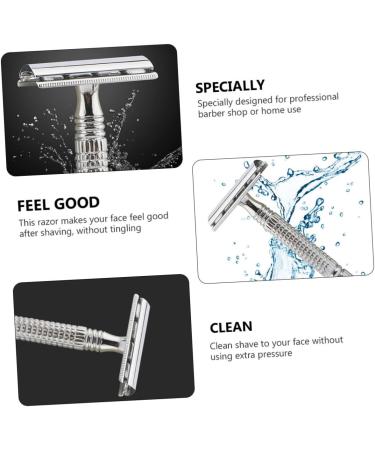 Premium Soesfoufu 2-in-1 Portable Cutthroat Razor - Perfect Gift for Men | Classic Manual Shaving Tool - Buy Online on GoSupps.com