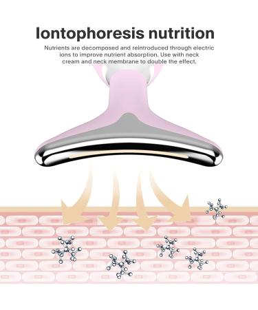 Commodore Red Light Face Lift Device | Skin Beauty & Neck Therapy | Portable Electric Massager - Pink - Buy Online on GoSupps.com