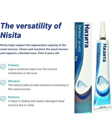 Nisita Nasal Ointment Protect and Care for dry nasal mucous membranes 20g. - Buy Online on GoSupps.com