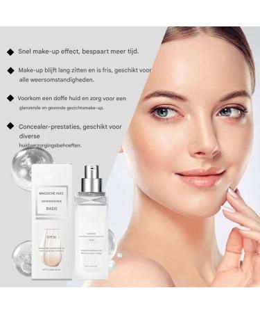 Foundation that Changes Color Makeup Color Matching Foundation SPF 30 Moisturizing Camouflaging Coverage Cream Natural Complexion Correcting Glow For Women - Buy Online on GoSupps.com