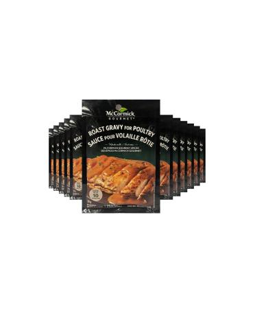 McCormick Gourmet Premium Quality Dry Sauce Mix Roast Poultry Gravy 30g Case Pack 12 Count