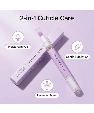 Stylo huile repousse-cuticules stylo 2 en 1 pour le soin des ongles avec vitamine E nourrissante et huile de lavande dissolvant doux pour cuticules et hydratant pour ongles secs et ab m s - Buy Online on GoSupps.com