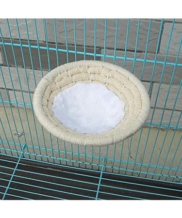 Happiness Apply Here: Rope Bird Breeding Nest Bed for Budgies, Parakeets, Cockatiels, Conures, Canaries, Finches, Lovebirds, and Small Parrots - Buy Online on GoSupps.com