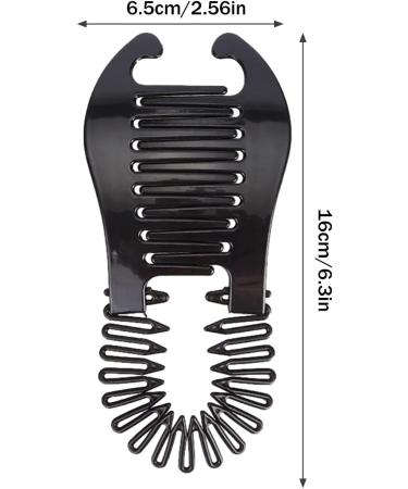 3Pcs New Banana Hair Clips for Women - Plastic Interlocking Clips for Thick Hair - Ponytail Styling Tools (3 colors) - Buy Online on GoSupps.com