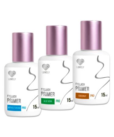Lovely Eyelash Extensions Primer 15ml - Coconut Scent | Long-Lasting Adhesive for Lash Extensions | Pre-Treatment Liquid for Optimal Application - Buy Online on GoSupps.com
