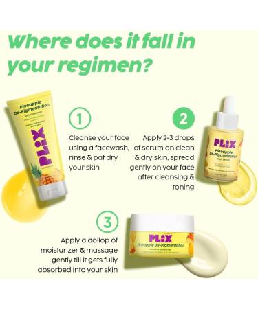 PLIX - THE PLANT FIX Alpha Arbutin S rum de d pigmentation pour le visage ros l'ananas 2 % pour l' limination de la pigmentation et des taches sombres unisexe avec 10 % de niacinamide 5 % PHA pour - Buy Online on GoSupps.com