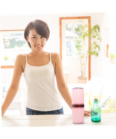 Portable Travel Washing Cup & Toothpaste Storage Case - Perfect Travel Accessory for Body Care - 20.5x7x7cm Red - Buy Online on GoSupps.com