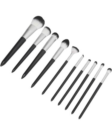 Cosmetic Brush Professional Makeup Brushes Set 10 Pieces Strong Handle for Daily Use for Home - Buy Online on GoSupps.com