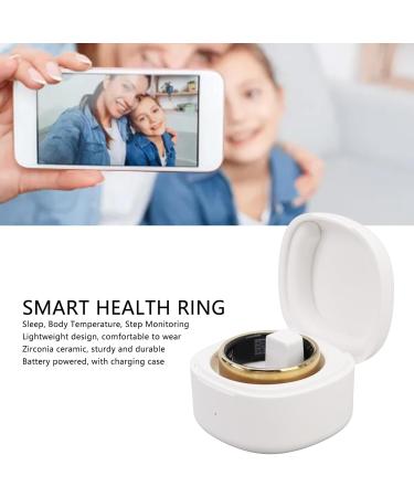 DADEA Smart Ring - Lightweight Fitness & Sleep-Tracking Health Ring | Portable & Multifunctional Golden 20 - Buy Online on GoSupps.com