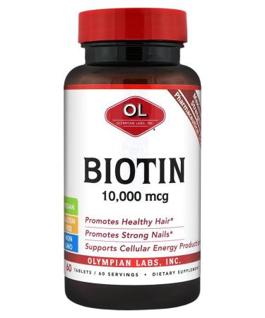 Olympian Labs Biotin 10000 mcg 60 Tablets