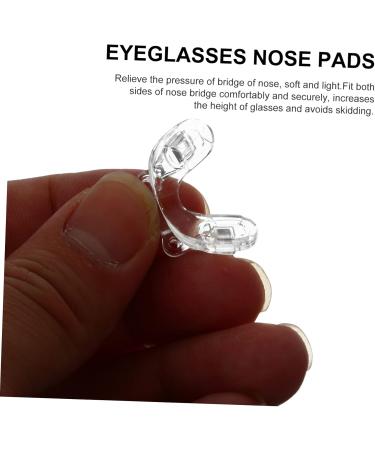 Buy Cabilock Soft Silicone Nose Pads - 5 Pairs U-Shape Glasses Support for Kids & Adults - Clear & Comfortable Gel Covers - Buy Online on GoSupps.com