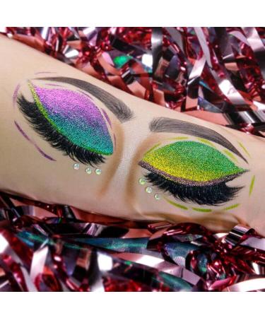 Multichrome Metallic Liquid Eyeshadow - Waterproof High Pigmented Color Shift Green Gold Blue Yellow - Longlasting Sparkle Glitter Shadows - Buy Online on GoSupps.com