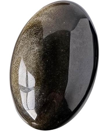 Meditation Crystals | Obsidian Meditation Crystals Stones Obsidian Crystals Stones Tiger Eye Oval Palm Pocket Stones Crystals Hand Carved Stones - Buy Online on GoSupps.com