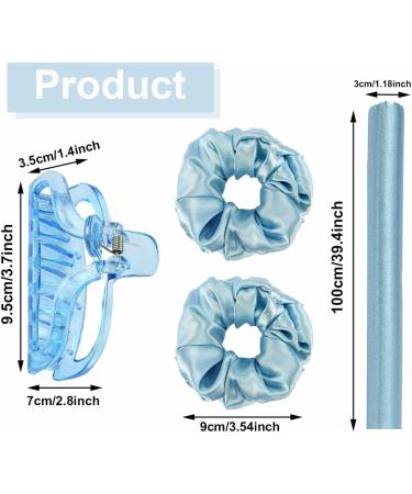 Buy Hitzelose Curling Iron Headband - No Heat DIY Loose Curls Soft Silk Band for Long Hair - Perfect Hair Styling Tool - Buy Online on GoSupps.com