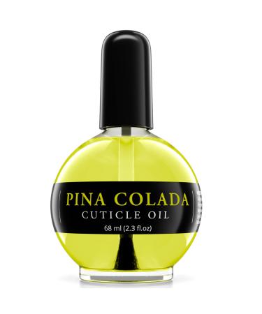 Ellie Chase Moisturizing Cuticle & Nail Care Oil 2.3 Fl Oz - Pina Colada Scented  Infused with Jojoba Oil, Aloe, Vitamin E  Nail & Cuticle Hydration, Repair, Moisturizer, Strengthener, Growth