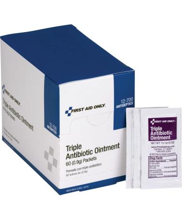 First Aid Only Inc 12700 Triple Antibiotic Ointment 0.5 g Packet 60/Box