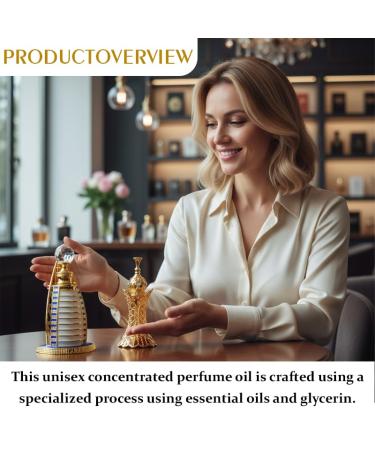 Moonlight Amber Perfume Oil for Women - Ananga & Bergamot Unisex Perfume Oil - Oriental Floral Scent with Lotus Rose Vanilla & Amber - 10ml + 5ml Long-Lasting Concentrated Roll-On - Buy Online on GoSupps.com