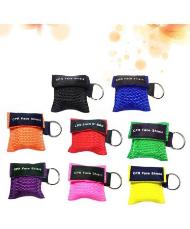 INOOMP 8pcs CPR Barrier Keychain - Emergency Masks for Outdoor First Aid & Training - Buy Online on GoSupps.com