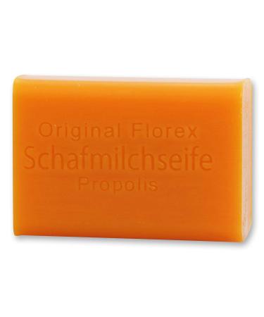 Florex Florex Sheep Milk Soap - Propolis - Mild Soap Scented with Honey Extract - Intensely Moisturises - 100g