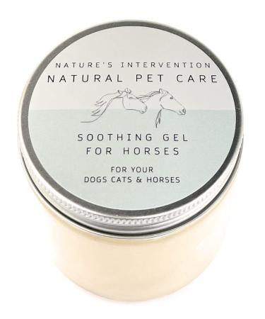 99% Natural Soothing Gel for Horses Aloe Vera Neem Tea Tree Cinnamon Rosemary & Mint 200 g of NIP. Moisturizes Soothes Relieves Itching Beneficial for Dry and Sensitive Skins.