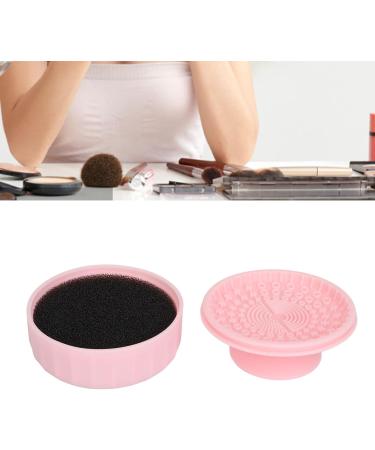 Makeup Brush Cleaning Box Convenient Cosmetic Brush Cleaner Salon Color Removal Sponge - Buy Online on GoSupps.com