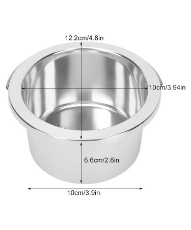 Wax Pot - Replacement Inner Bowl for Wax Warmers | Aluminum Alloy Hair Removal Wax Pot | Silver Color - Buy Online on GoSupps.com