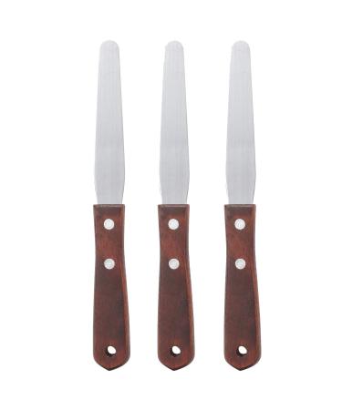 3PCs stainless steel waxing sticks wax applicator sticks metal hair removal waxing spatula landfillation Applicator for body hair.