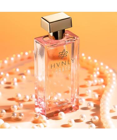 HVNLY Grace Eau De Parfum For Women | Long Lasting Premium Gourmand Floral Perfume With Notes Of Vanilla Orange Lily Of The Valley | Best For Office Wear Casual Wear | 3.4 oz (Pack of 1) Grace 3.38 Fl Oz (Pack of 1) - Buy Online on GoSupps.com