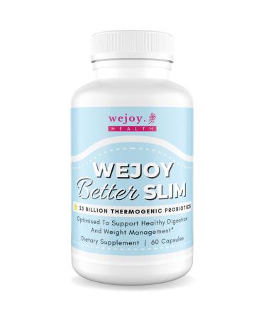 WEJOY. Better Slim - Thermogenic Probiotics for Women Bloating Relief Appetite Suppressant for Weight Loss Detox Cleanse Probiotics for Digestive Health Lactobacillus Acidophilus Probiotic