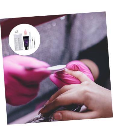 DOITOOL 1set Set Nail Extension Glue Set Nail Extension Kit Nail Polish Gel Kit Nail Extension Gel Nail Art Brush Poly Nail Gel Slip Solution Nail Lengthen Kit Plastic Manicure Builder - Buy Online on GoSupps.com