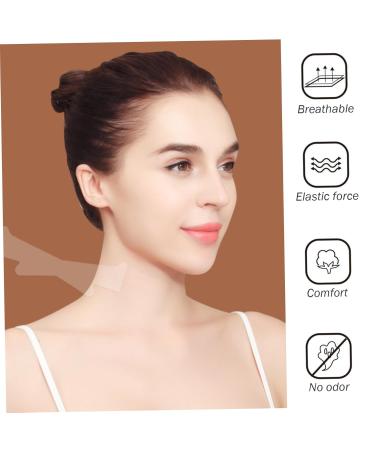Jorzer Neck Lift Tape 20Pcs Elastic Neck Strips Self-adhesive Neck Tape Sweatproof Reusable Wrinkle Removing Neck Tightening Tape Semitransparent Neck Tape Neck Lift Tape Neck Strips. - Buy Online on GoSupps.com